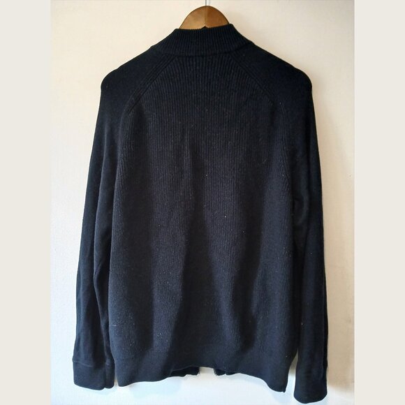 COS - Navy full zip wool sweater - Sz M - AS IS - Picture 5 of 8